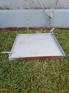 Terrasse escaliers en roche granite gris clair 40033290
